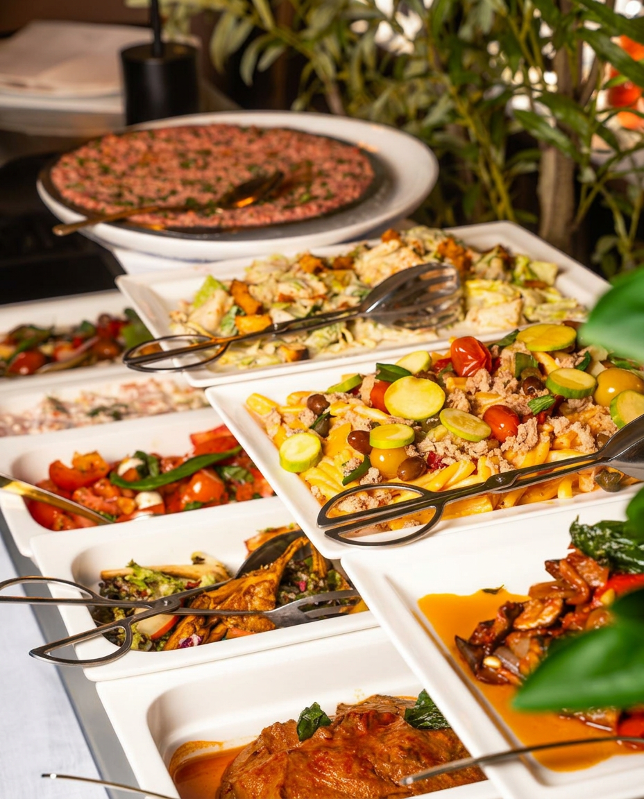 Buffet d’antipasti au Bianca